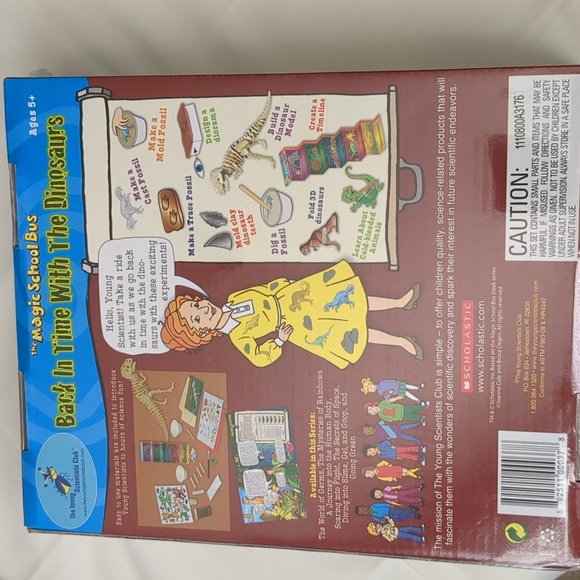 The Magic School Bus  Back In Time With The Dinosaurs By Young Scientists Club - Picture 2 of 10